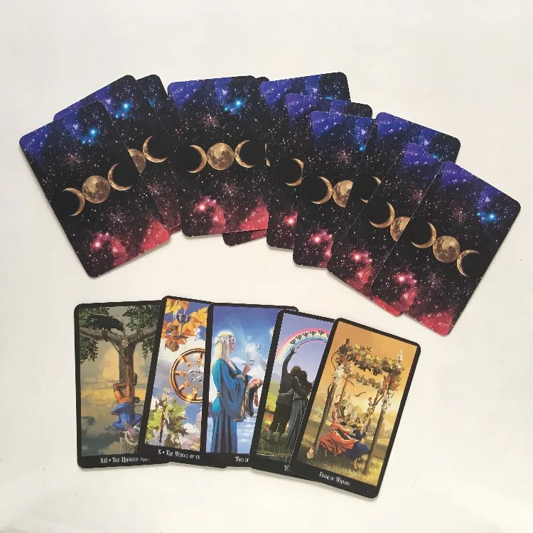 Карты Таро ведьмы карты отжимаемые английский дикие животные гадания дикая