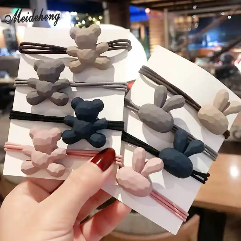 Акриловый кролик большой брелок для ключей с бусинами DIY аксессуары детские