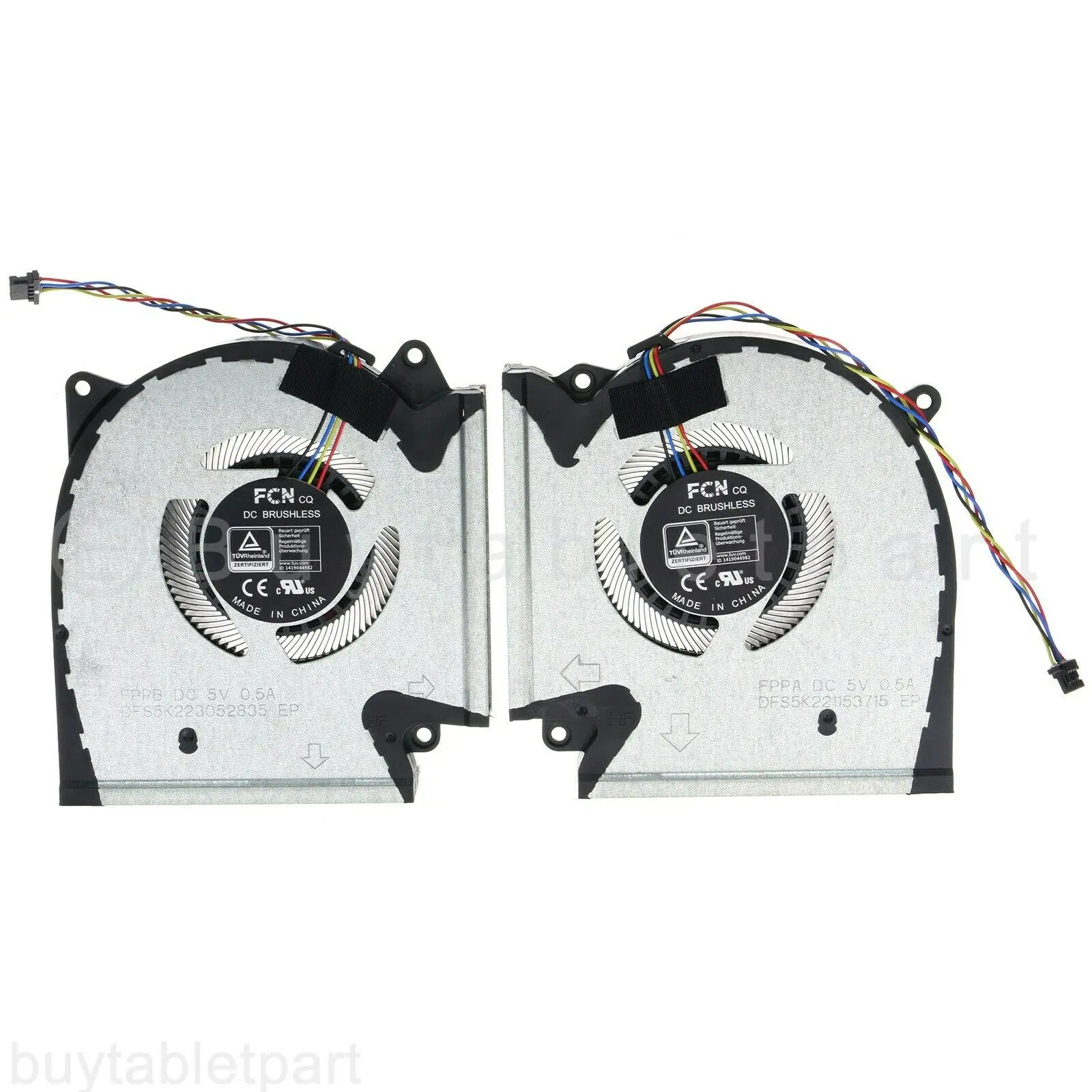 CPU&GPU Cooling Fan For FPPA DFS5K221153715 13NR0850P02011 FPPB DFS5K223052835