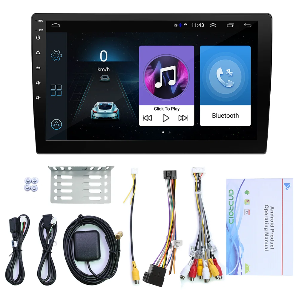 $79.31 ESSGOO 9 inch Android Radio 2 Din Car Stereo GPS Navigation 10'' Carplay Autoradio Wifi Multimedia MP5 Player For Toyota Nissan