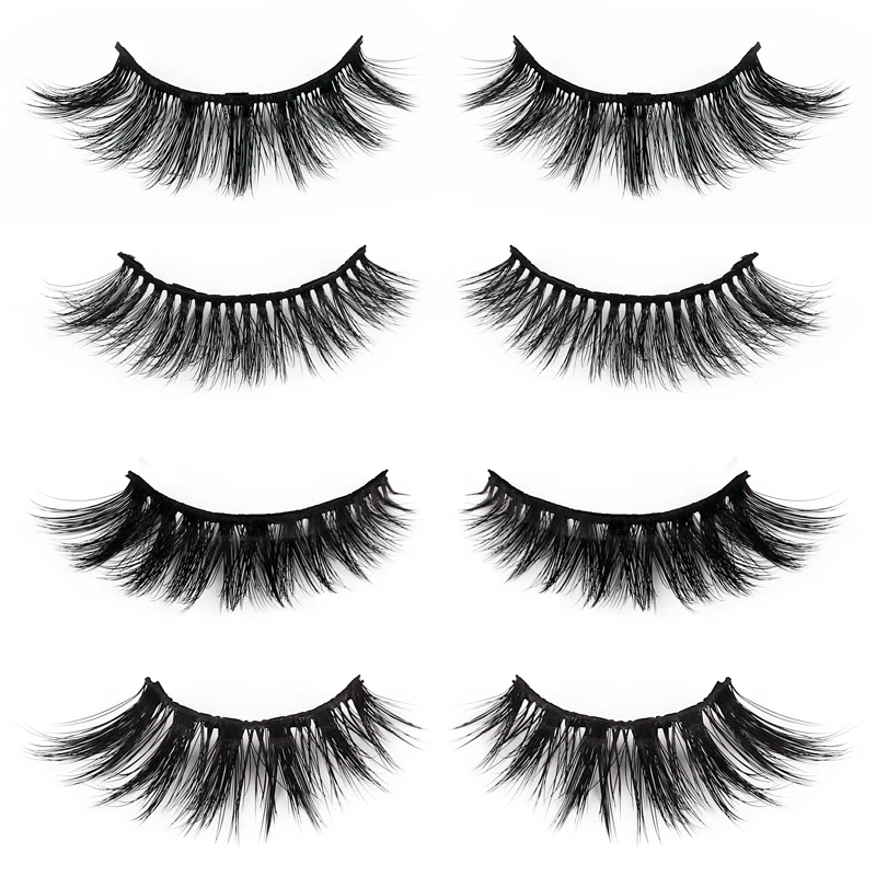 

The best quality lashes magnetic eyelashes with eyeliner 4 pairs of false magnetic eyelashes