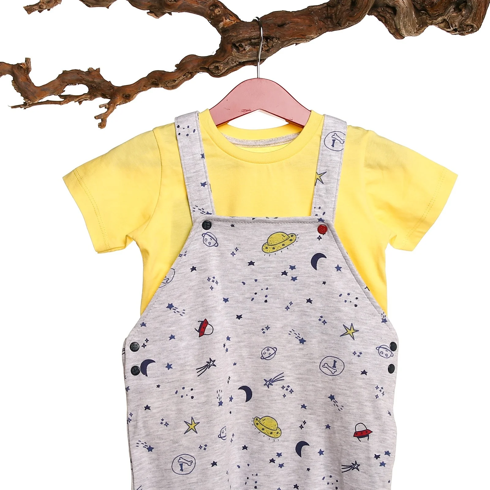 Ebebek HelloBaby baby boy Space Theme короткий комбинезон набор футболок| |