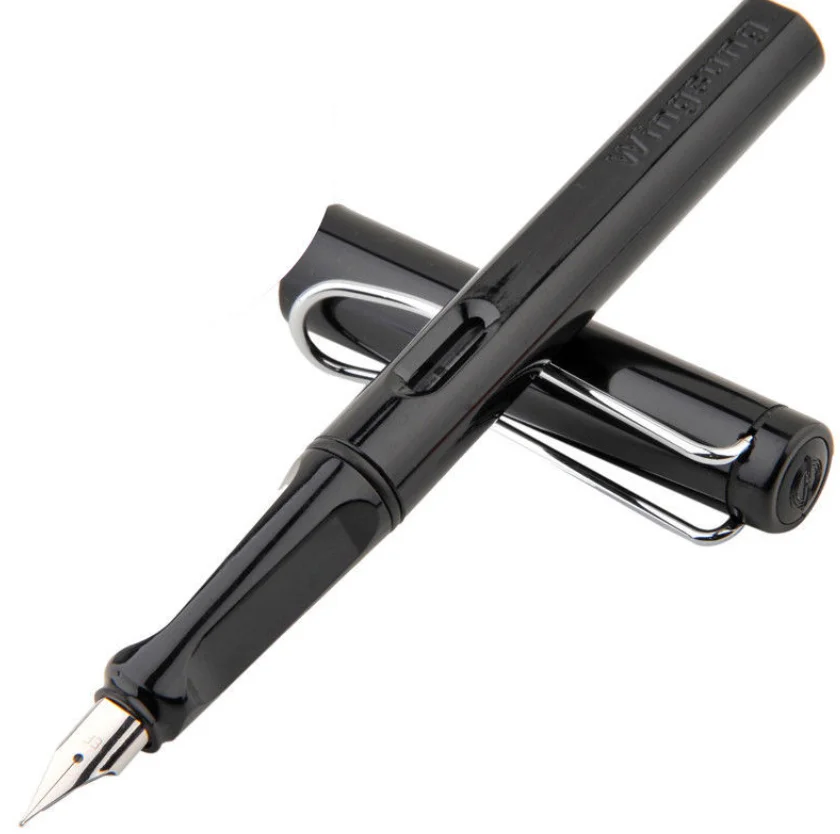

Metal positive posture fountain pen signature pen art pen office ink bag fountain pen model D-6051
