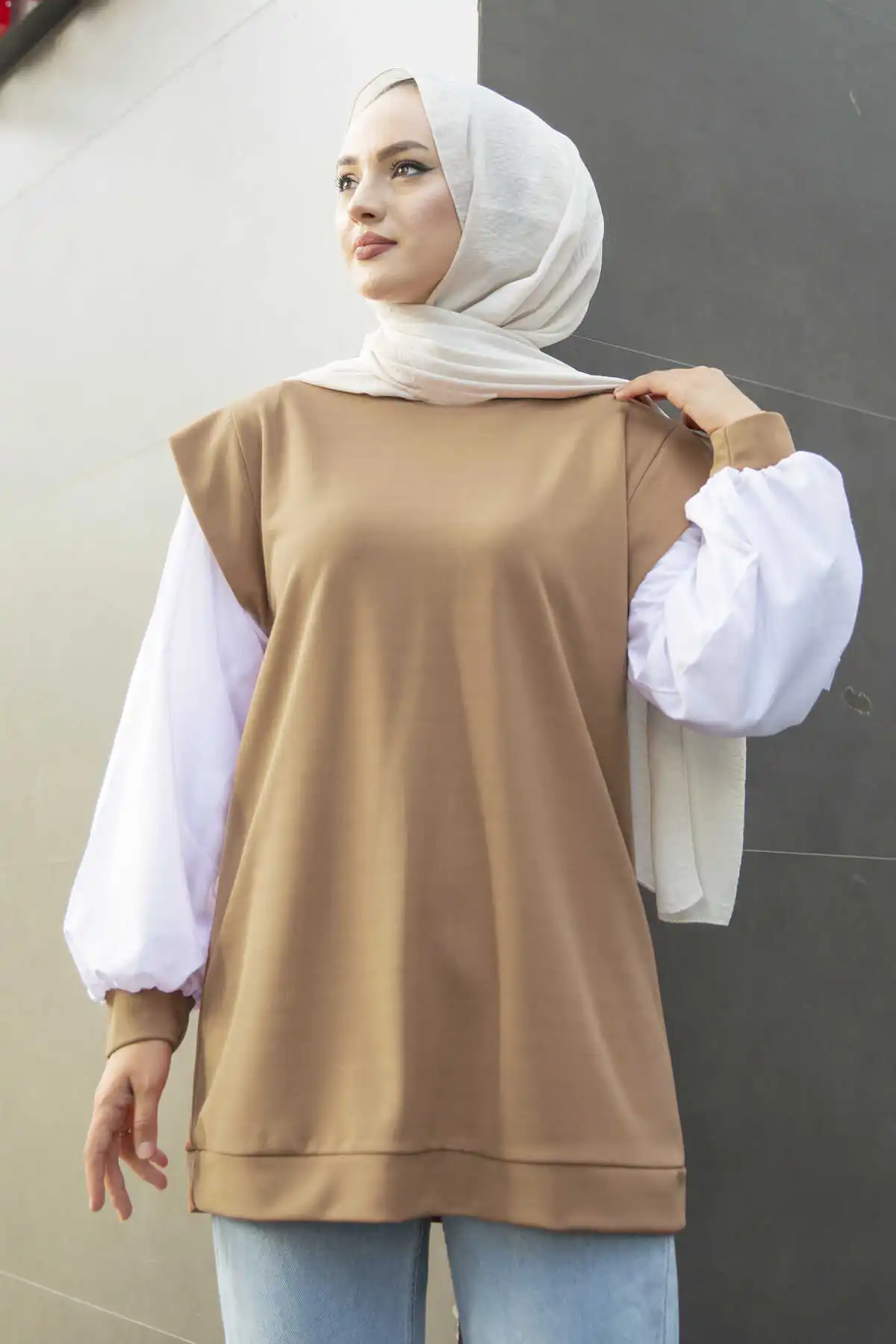 Рубашка с длинным рукавом, модное платье-хиджаб в турецком мусульманском стиле, одежда в мусульманском стиле, Дубай, эксстанбутиол, амбул 2021