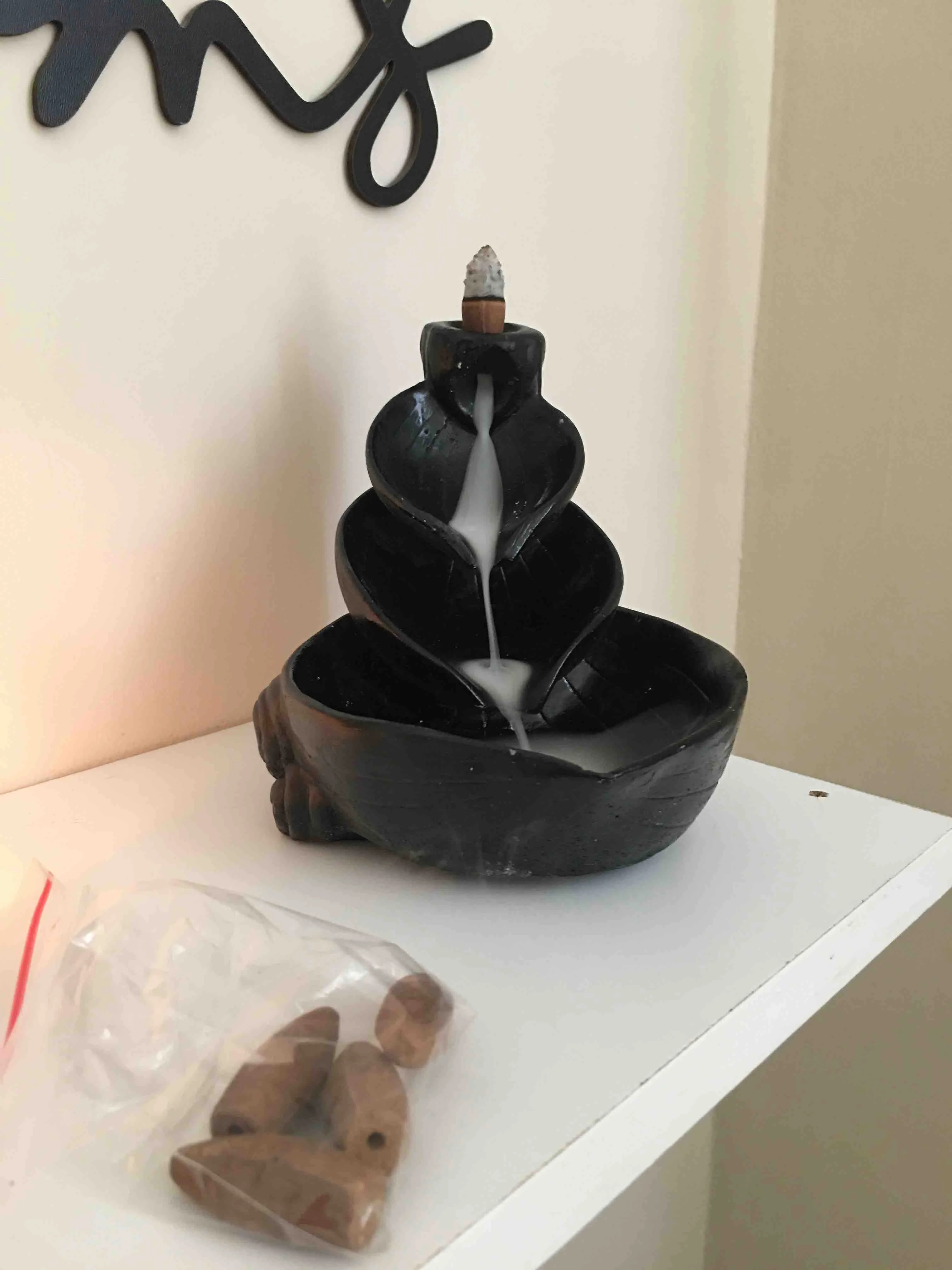 

Decorative Backflow Waterfall Incense Holder