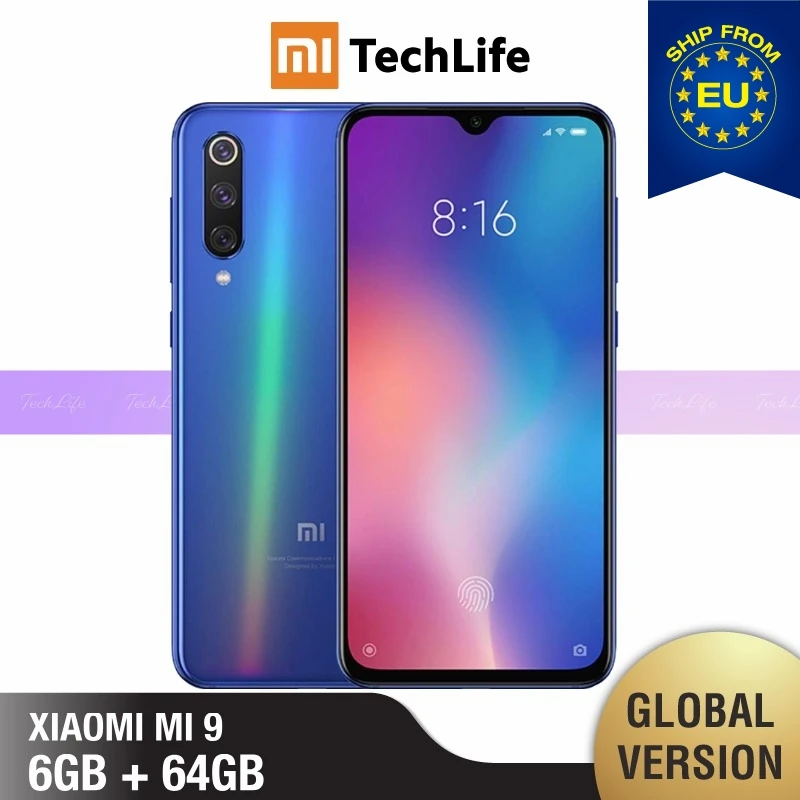 Глобальная версия Xiaomi Mi 9 64 Гб ROM 6 RAM (абсолютно новая/запечатанная) mi mi9| |