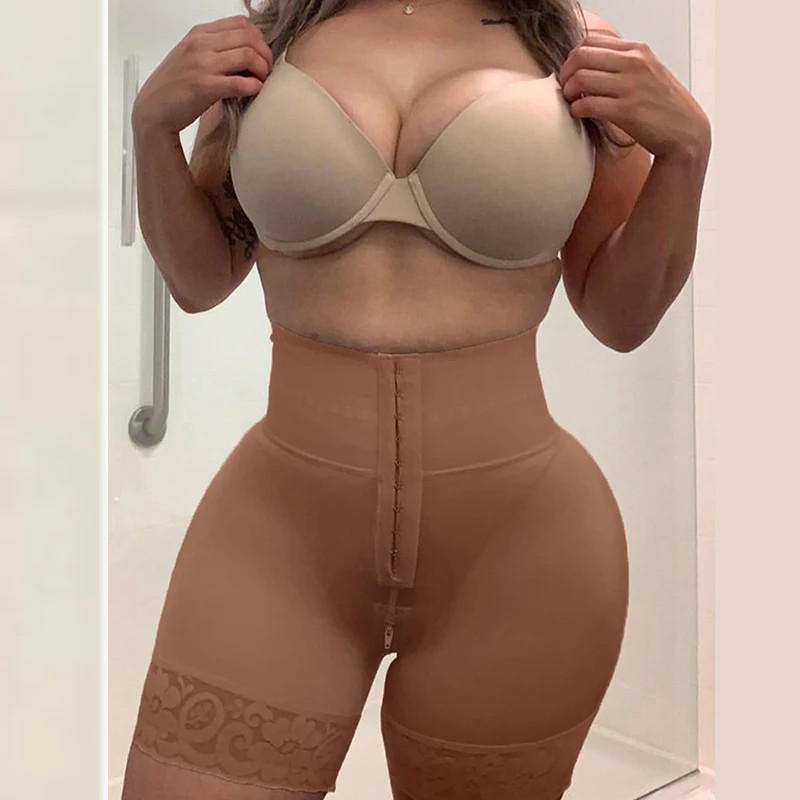 Bbl Shorts Colombia Shaperwear Woman Butt Lifter Skims Underwear Tummy Control High Waist Body Shaper Slimming Faja Post Surgery