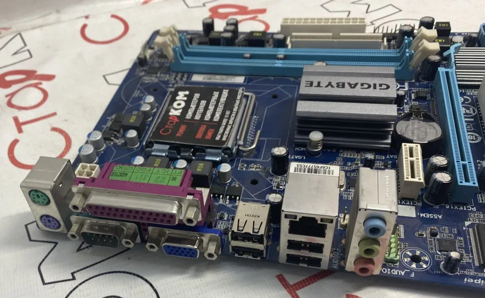 Материнская плата GIGABYTE GA-G41M-ES2L LGA775​ | Компьютеры и офис