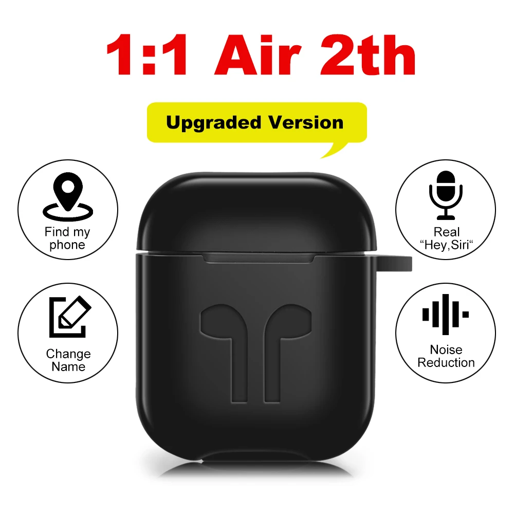 Air 2 TWS Bluetooth наушники беспроводные реальные Siri Голосовое управление изменение