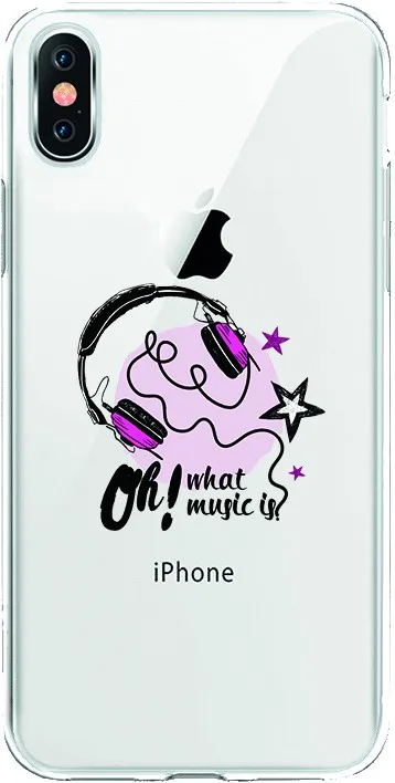 Силиконовый ТПУ чехол SW0017 Oh What Music для Lg K11 K10 2018|Бамперы| |