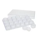 5AS-300 Контейнер для мелочей с 24 баночками 24х16х2.5см