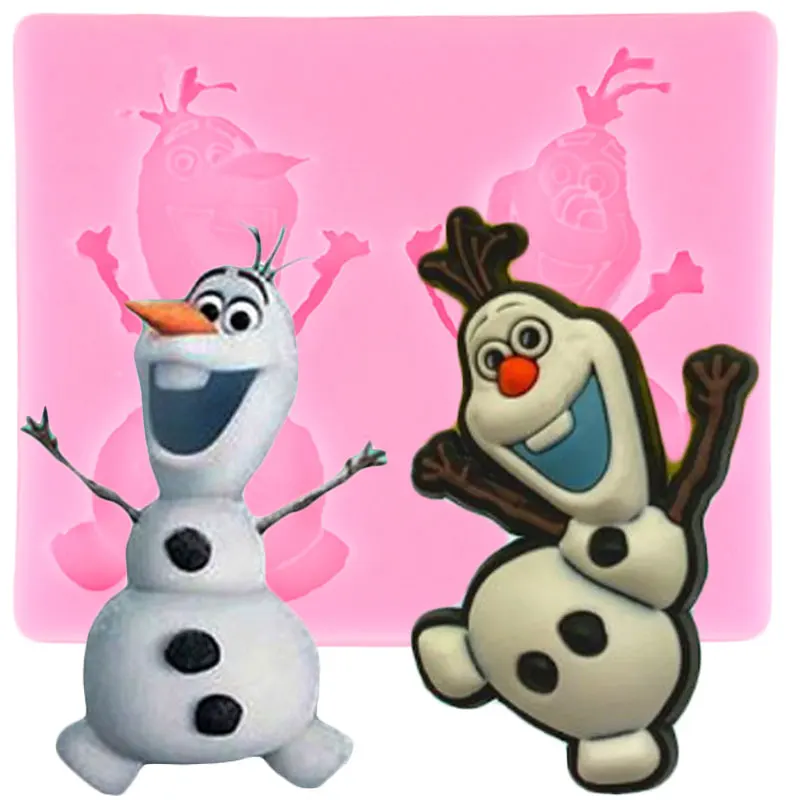 Силиконовые формы Disney Холодное сердце Олафа форма для детского кекса Топпер