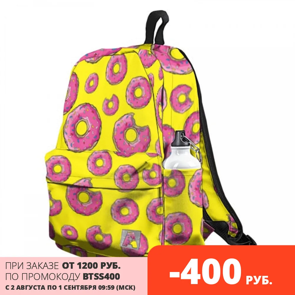 Рюкзак с принтом Пончики для мальчиков и девочек работы в школе путешествий