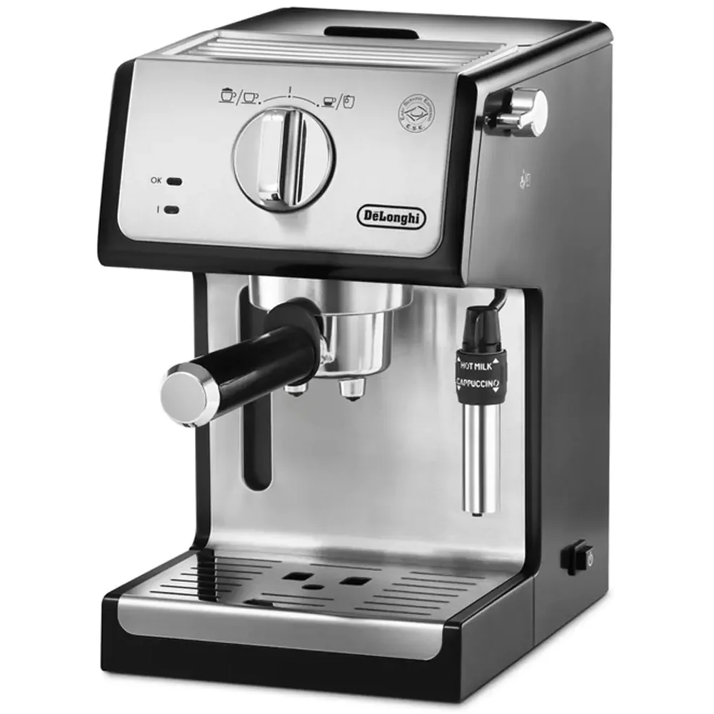 Delonghi ECP 3531 эспрессо и капучино машина. Expresso maker вакуумная машина для кофе кухня inox