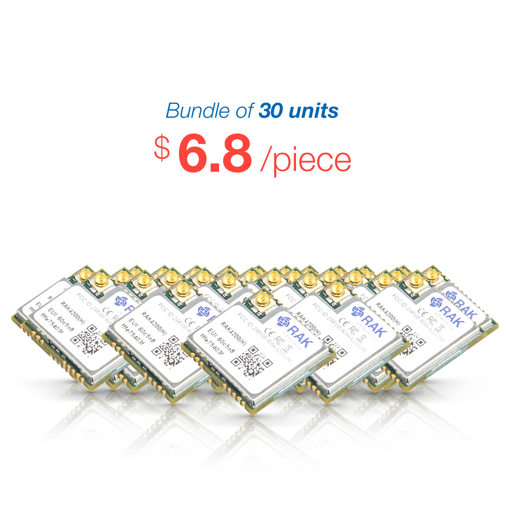 RAK4200 | Беспроводной модуль WisDuo LPWAN Микрочип STM32L071 MCU Semtech SX1276 LoRa chip RAKwireless Компьютеры