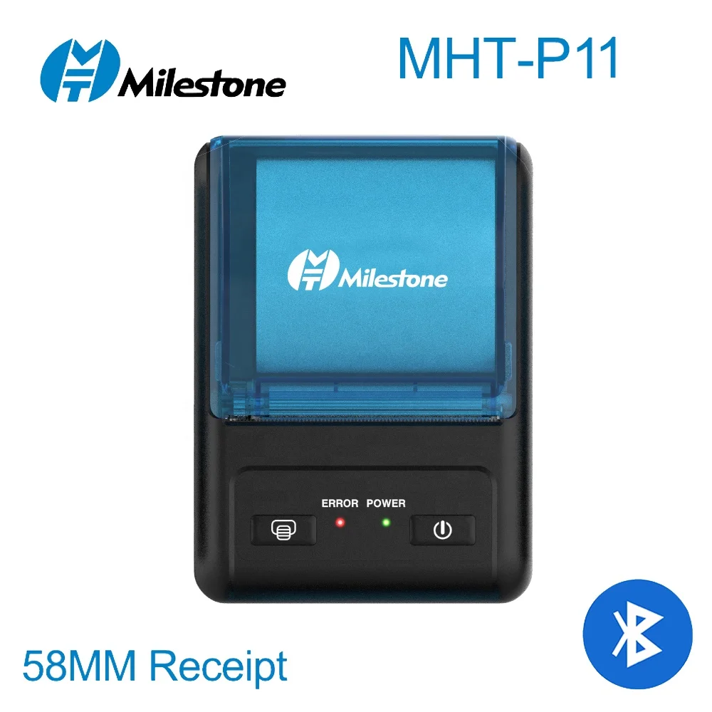 Marco mini recibo impressora térmica sem fio usb bill bilhete com papel 58mm compatível ios android windows | Компьютеры и офис