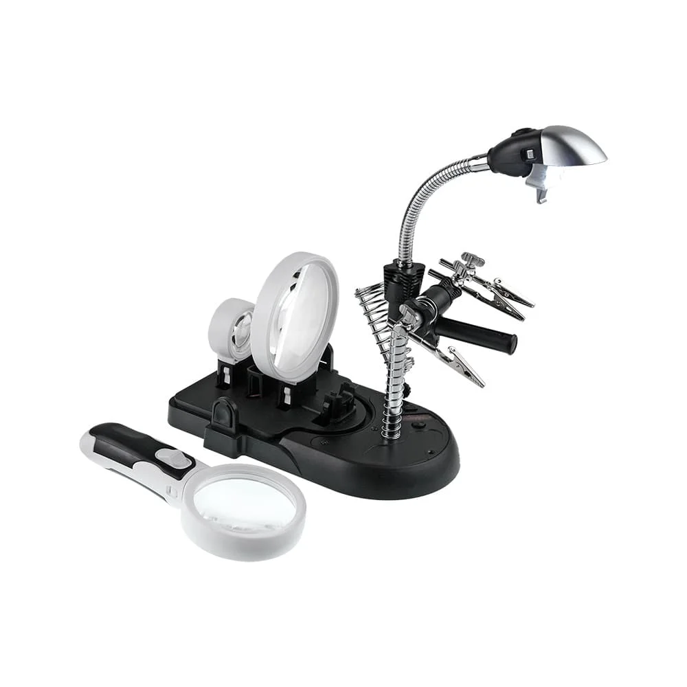 Зажим для пайки Veber S-Clamp 3 с набором луп | Инструменты