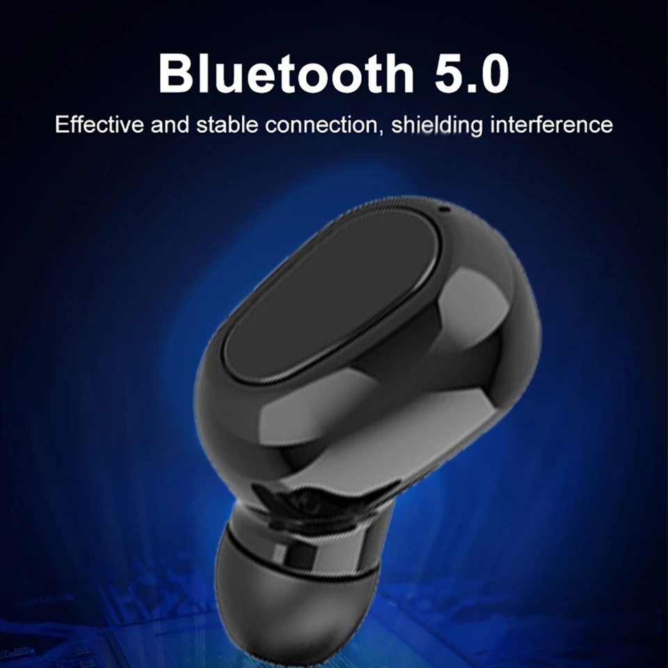 Наушники вкладыши TWS с Беспроводной Bluetooth 5 0 наушники Шум снижение Спорт рожок
