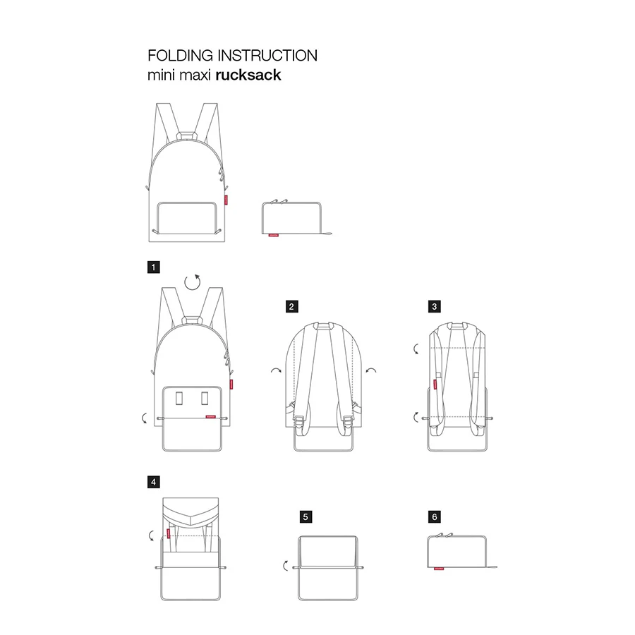 Рюкзак складной mini maxi zebra Ф-AP1032 | Багаж и сумки