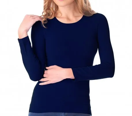 VKA20 Pack 5 T-shirts with plush inner mod. ILENIA long sleeve |