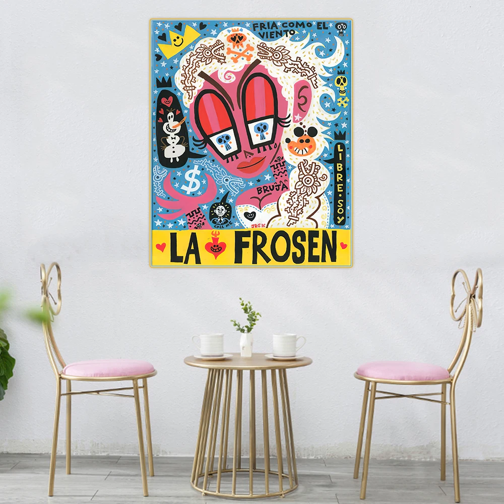 Холст с головером масляная живопись Хорхе гутьеррез &quotлафрозен&quot американский