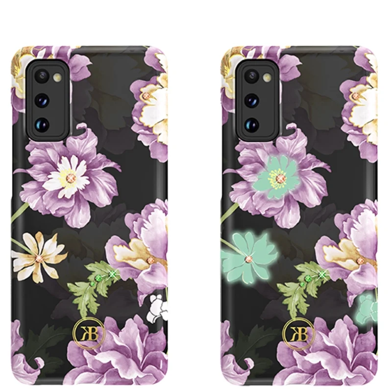 Чехол Kingxbar Spring для Galaxy S20 Purple Flower | Мобильные телефоны и аксессуары