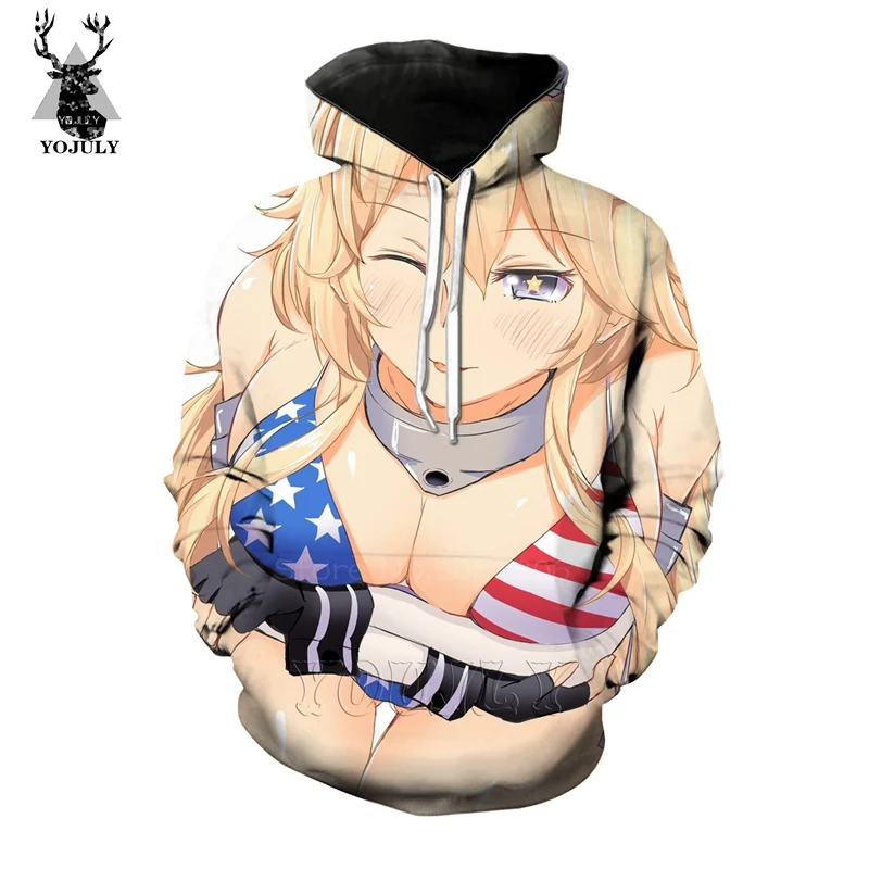 Ahegao, толстовки, Модная белая мужская Толстовка, 3d принт, аниме, сексуальный лоли, толстовка в стиле хип-хоп, с круглым вырезом, уличная одежда, топы, странные вещи - Цвет: 2