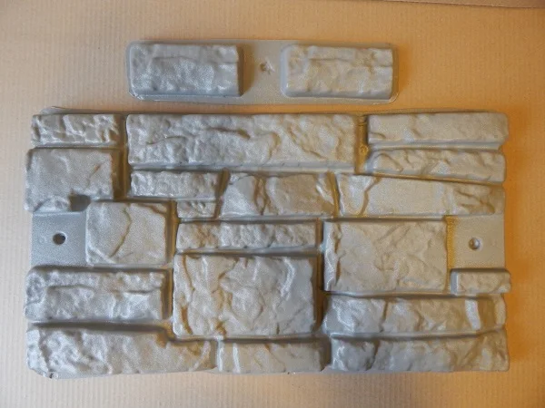 Пластиковые формы для искусственных стенок Цементная плитка Старый замок