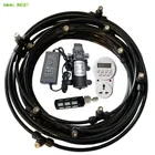 H30 среднего давления 80PSI 12V электрический мембранный насос распыления увлажнение, охлаждение полив комплект 8-18 месяцев, туман сопло брызга