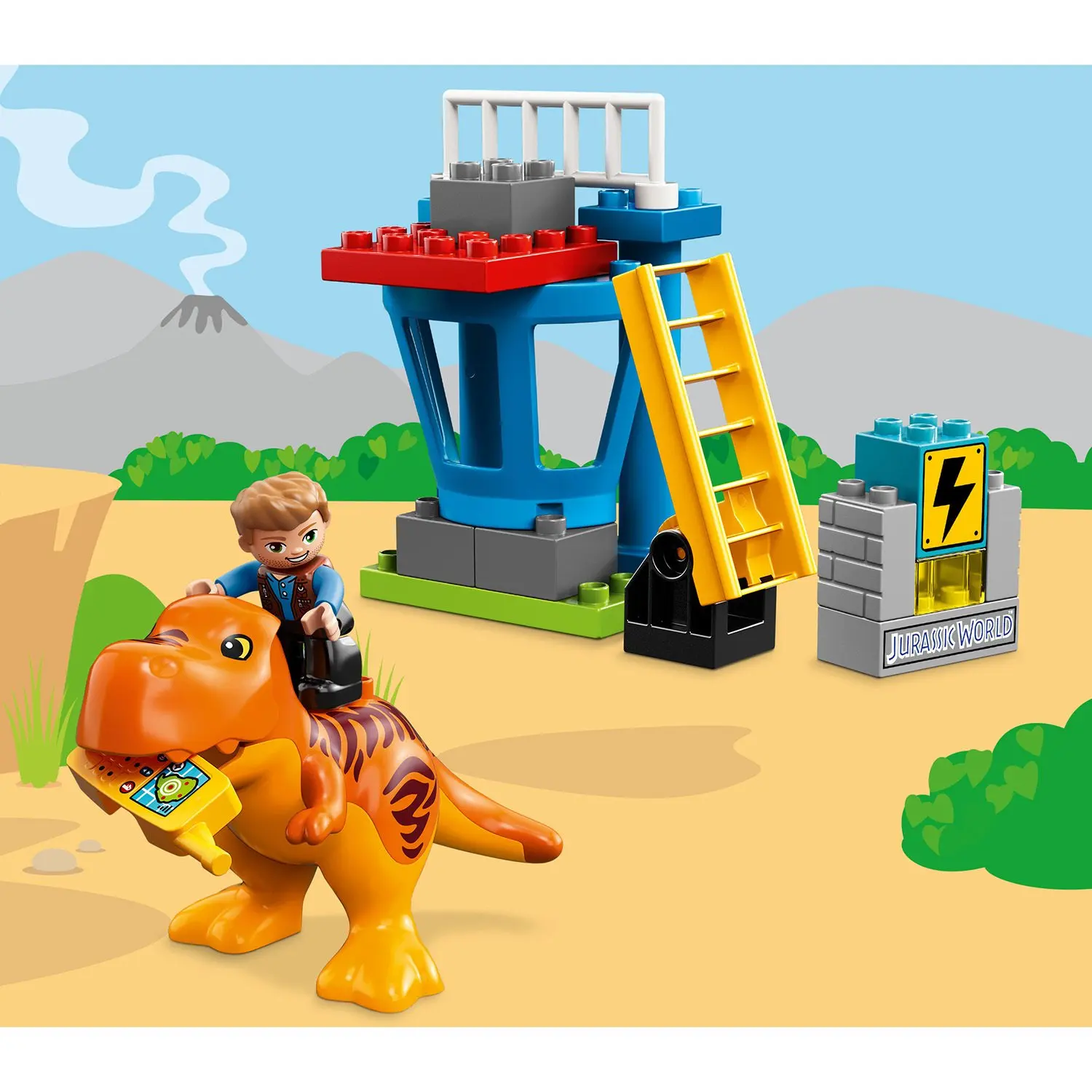 Конструктор LEGO DUPLO Jurassic World Башня Ти Рекса 10880|Блочные конструкторы| |