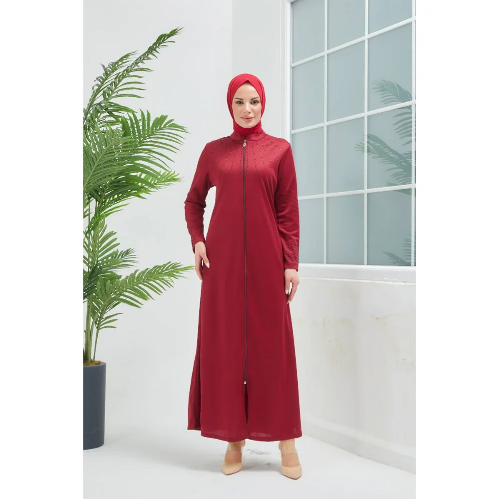STONE HIJAB ABAYA PLUS SIZE TREND FASHION 2022 SEASON abaya muslim dress women kaftan open abaya long dress african dresses for