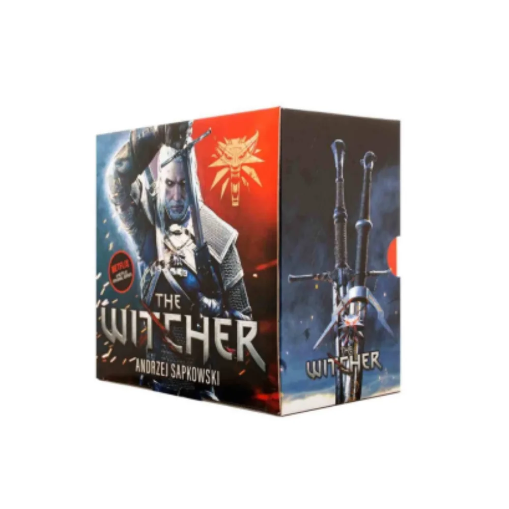 The Witcher Series 8 Books Special Edition Andrzej Sapkowski Literature General Culture Story Novel Fairy Tale Page Geralt A Man With Magical Powers Adult Hobby Fun Action Adventure Fantasy 2022 Most Favorite Work High