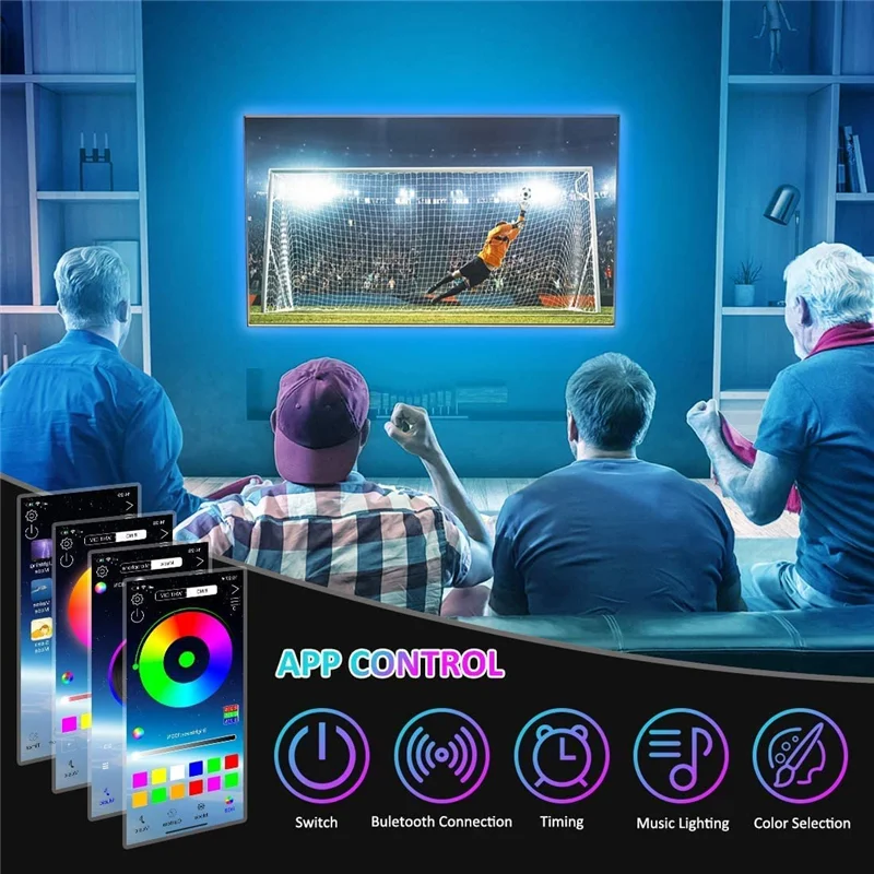 Рисунок 3 - Светодиодная лента RGB SMD 2835 5050 с пультом ДУ