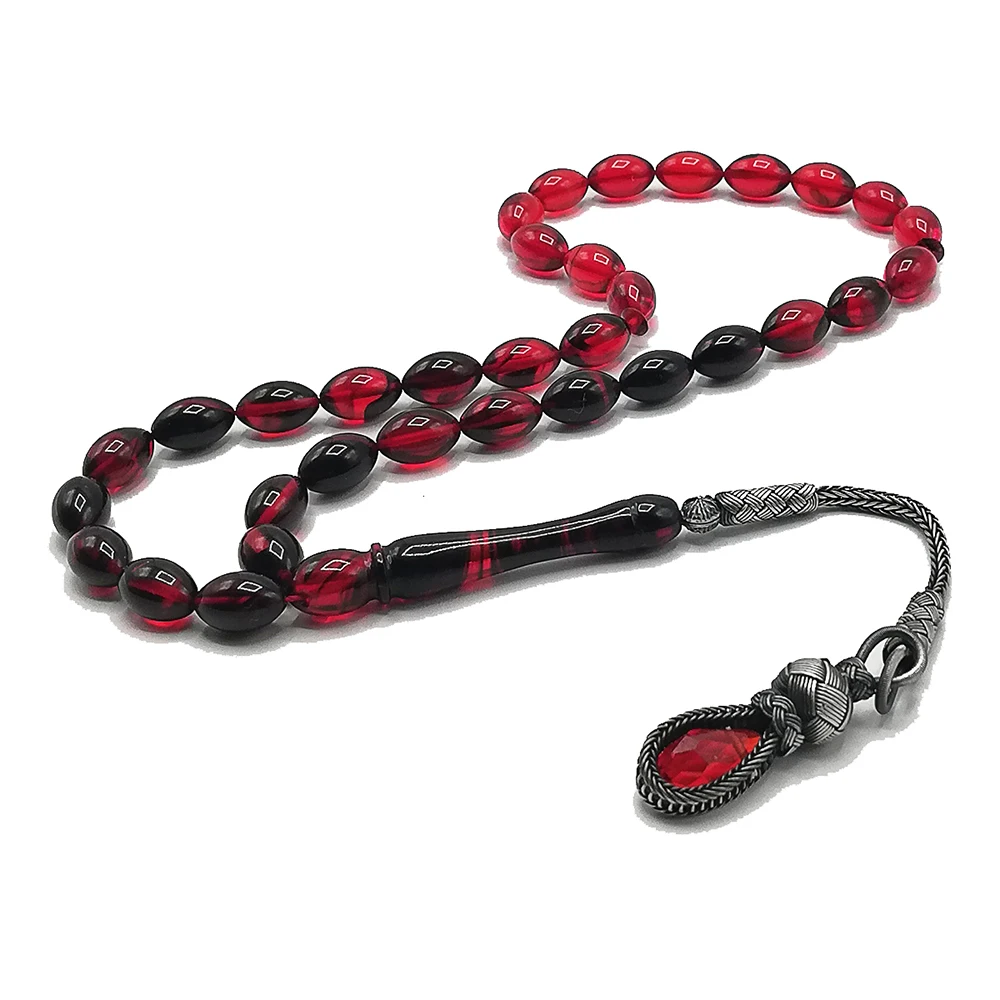 Турецкий молитвенный бисер мусульманские янтарные четки молитвенные бусины