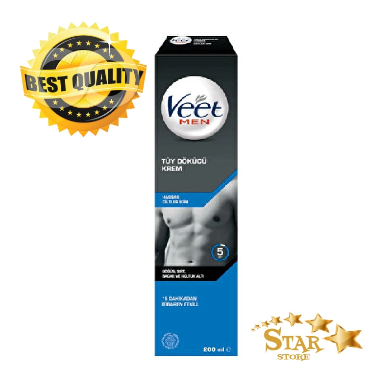 

Veet Man Hair Removal Cream Sensitive 200 ml High Quality