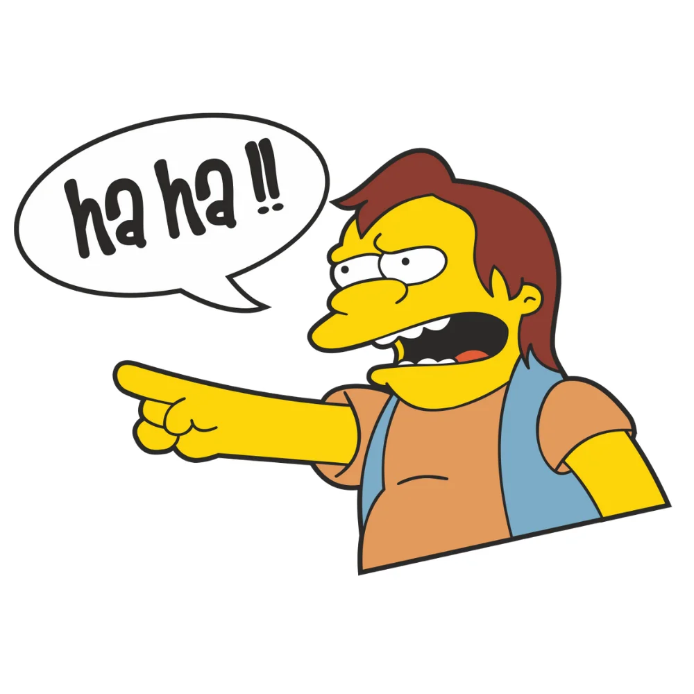 Стикеры (Автомобильные товары) Наклейка на машину из виниловой пленки. &quotСимпсон