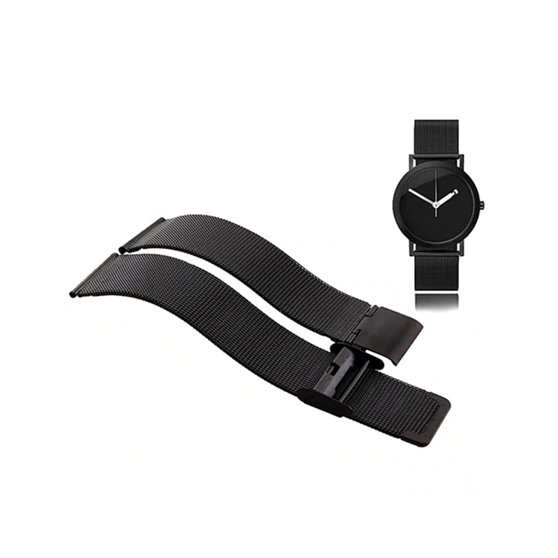 Браслет из нержавеющей стали ремешок для наручных часов сетчатый сменный