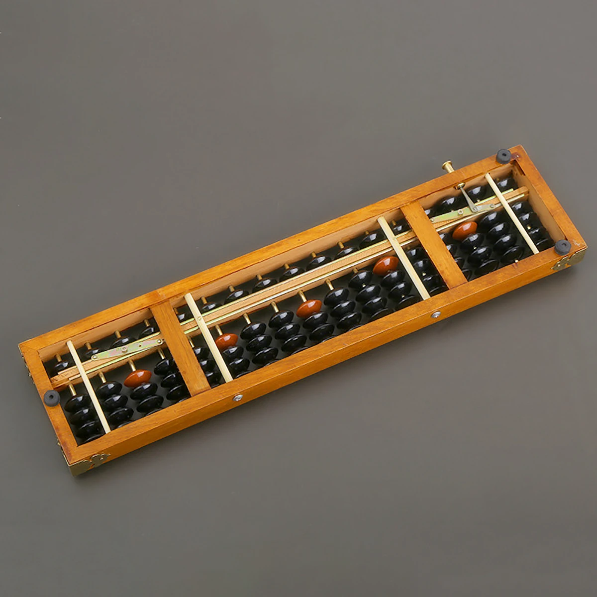 17 файлов 5 бусин деревянный один сброс кнопки профессиональный Abacus-1