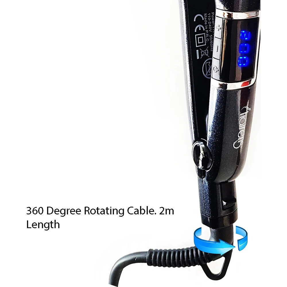 

Hairens Deep Wag Tong 38Mm Water Wave,For Hair,Safety Lock,Auto Power Off, Easy to Use,Ergonomic Design,Fast Warming, Ceramic