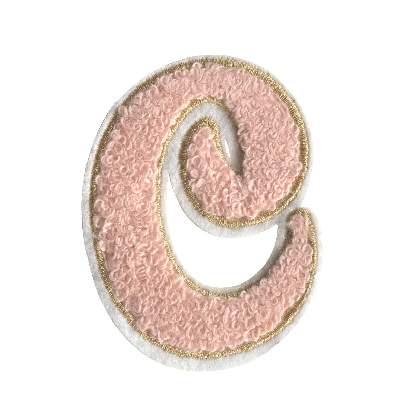 Высокое качество розовый пушистый вышивка с нашивками в виде сердец для ткани на