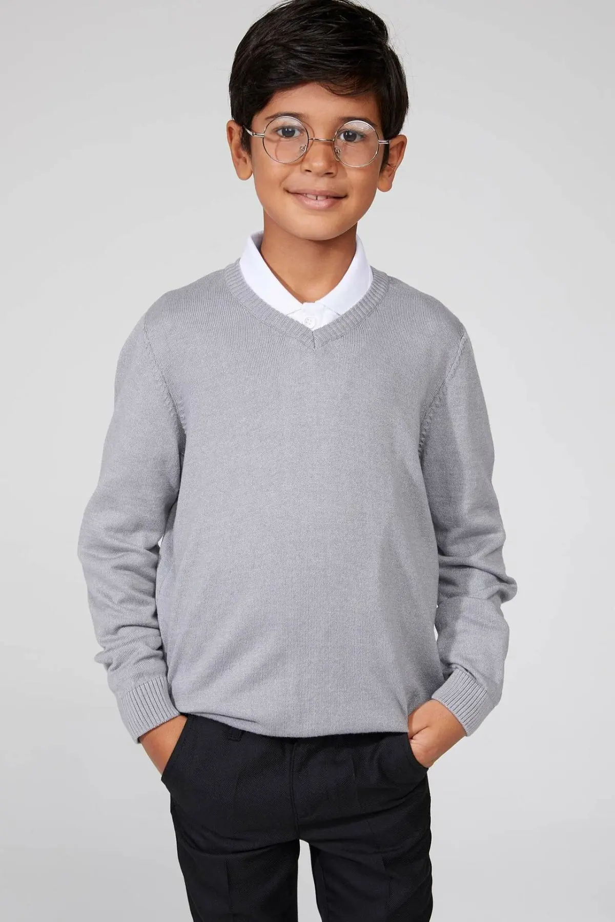 DeFacto/Модный пуловер с длинными рукавами для мальчиков Детский Повседневный