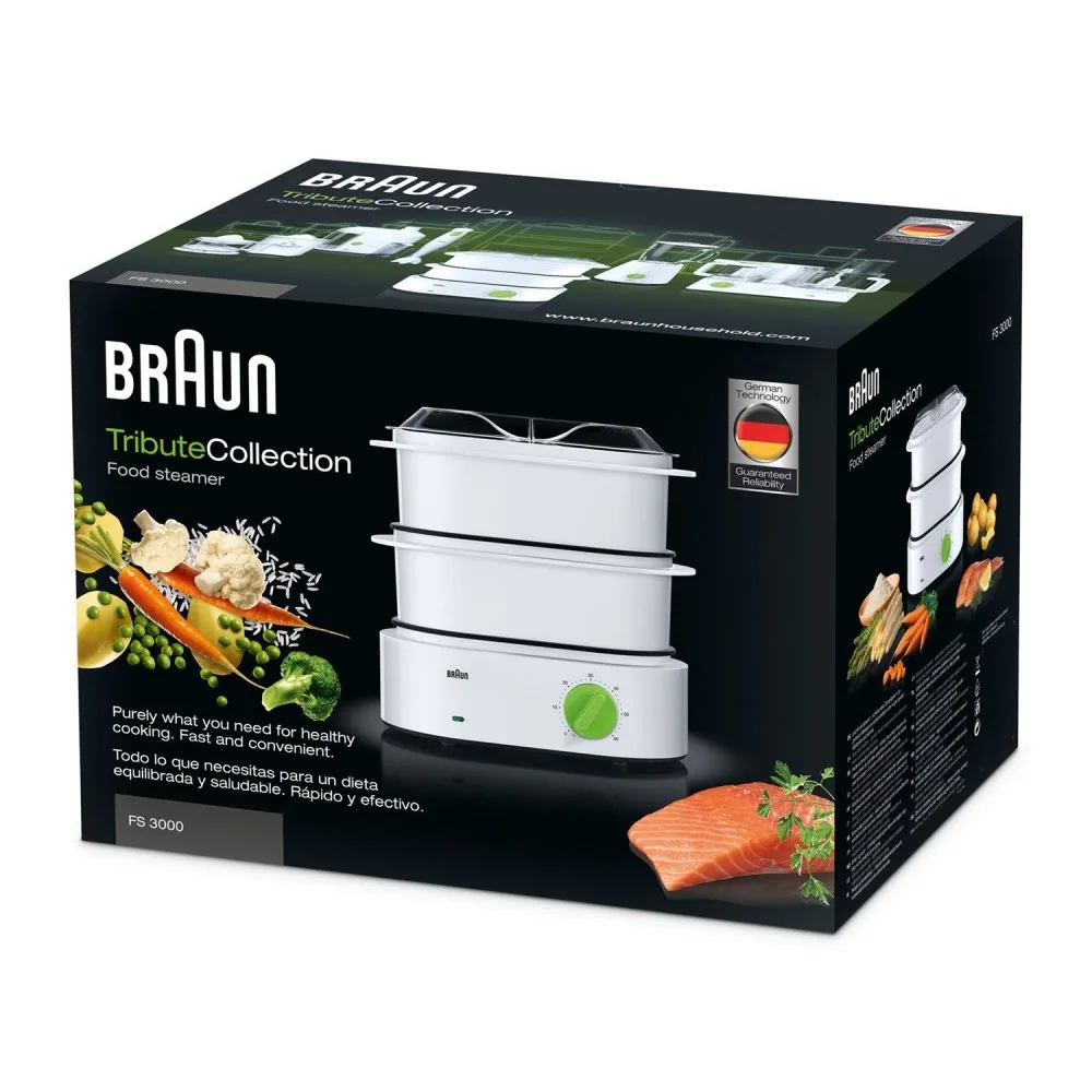 Пароварка Braun FS 3000WH белая |