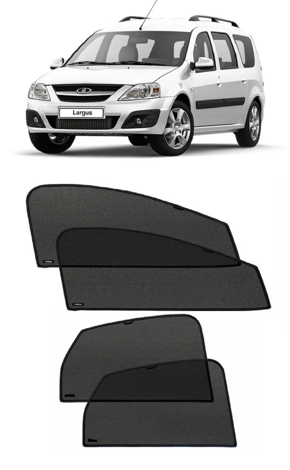Автомобильные шторки каркасные Lada (ВАЗ) LARGUS (2012-) &quotCOBRA&quot |