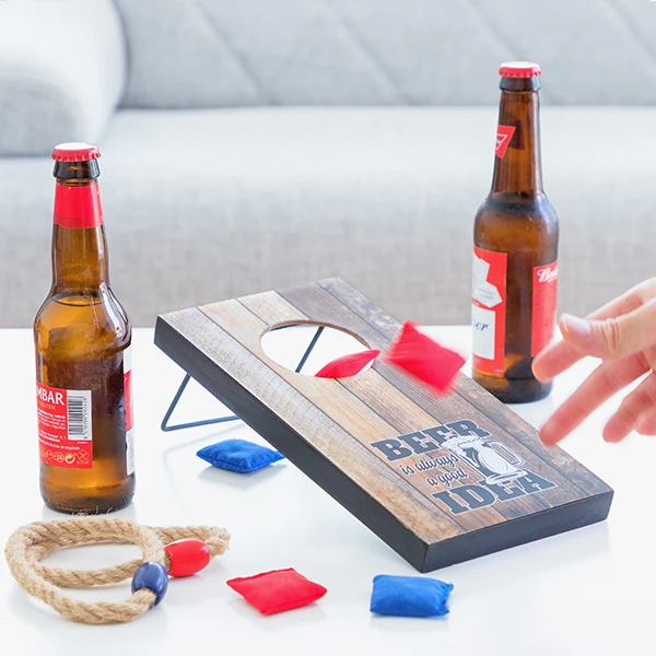 Алкогольная игра 2 в 1 сумка-чехол для кольцеброс 7 штук | Игрушки и хобби