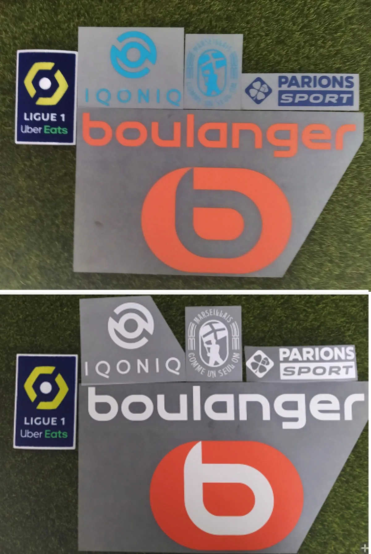 2020 2021 Ligue 1 Марсель спонсор Comme Un seul OM Log значок|Заплатки| |