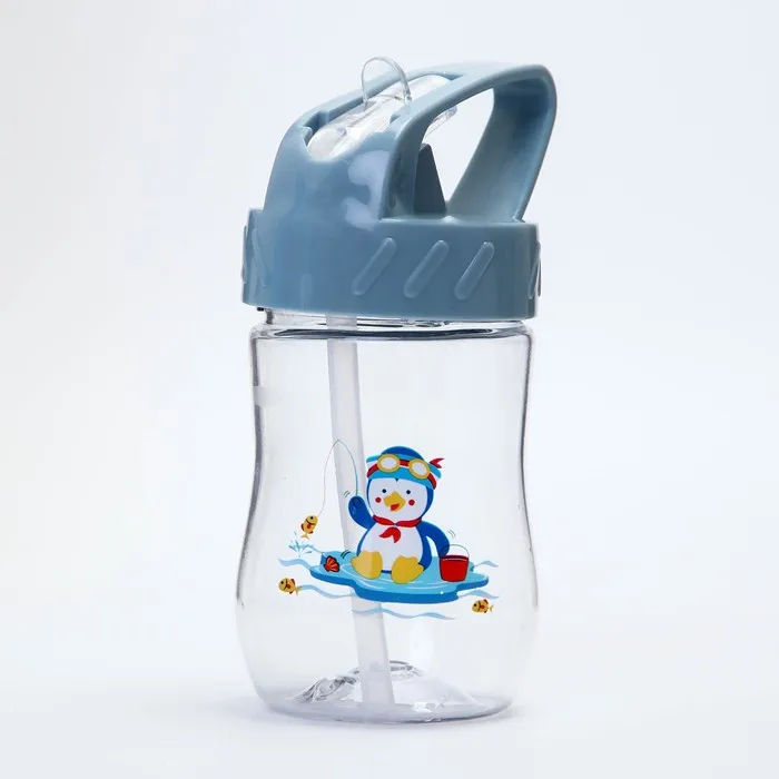 Поильник с силиконовой трубочкой 180 мл. цвет МИКС | Мать и ребенок