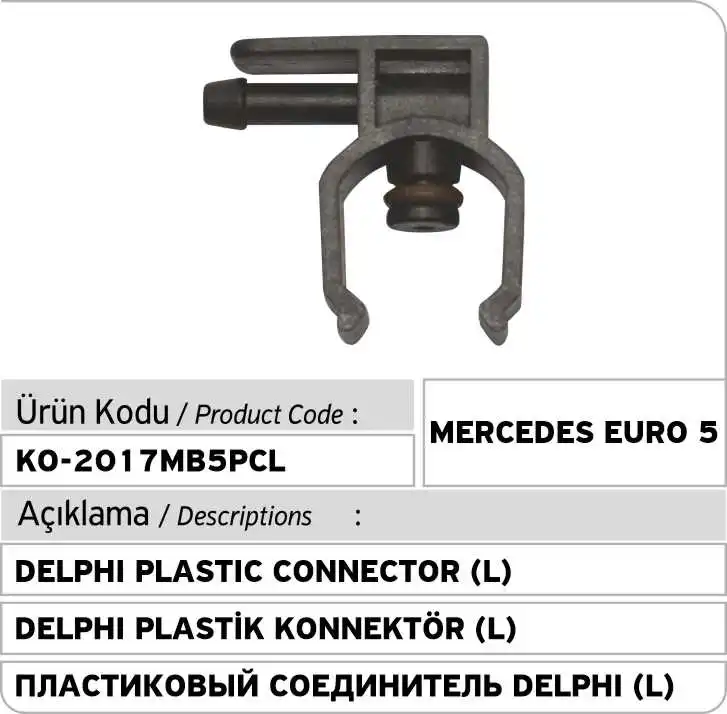 

Delphi Injector Leak Off Connector 1 Way (Mercedes pipe set 0928400286)