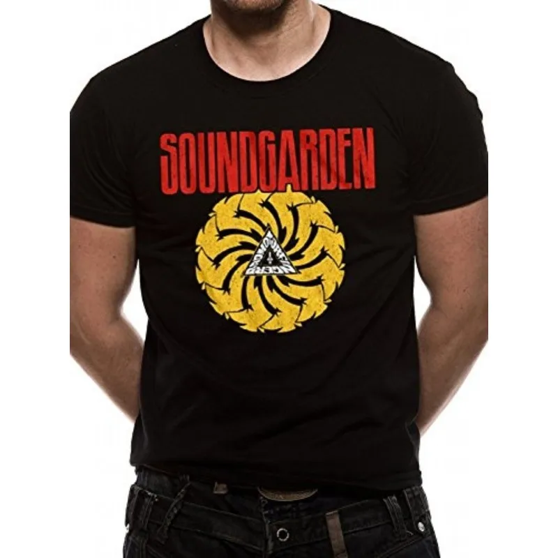 

Hot Sale Fashion Men's T-Shirt Casual TShirt Funny T Shirt Sounarden Bad Motor Finger T-shirt Bla