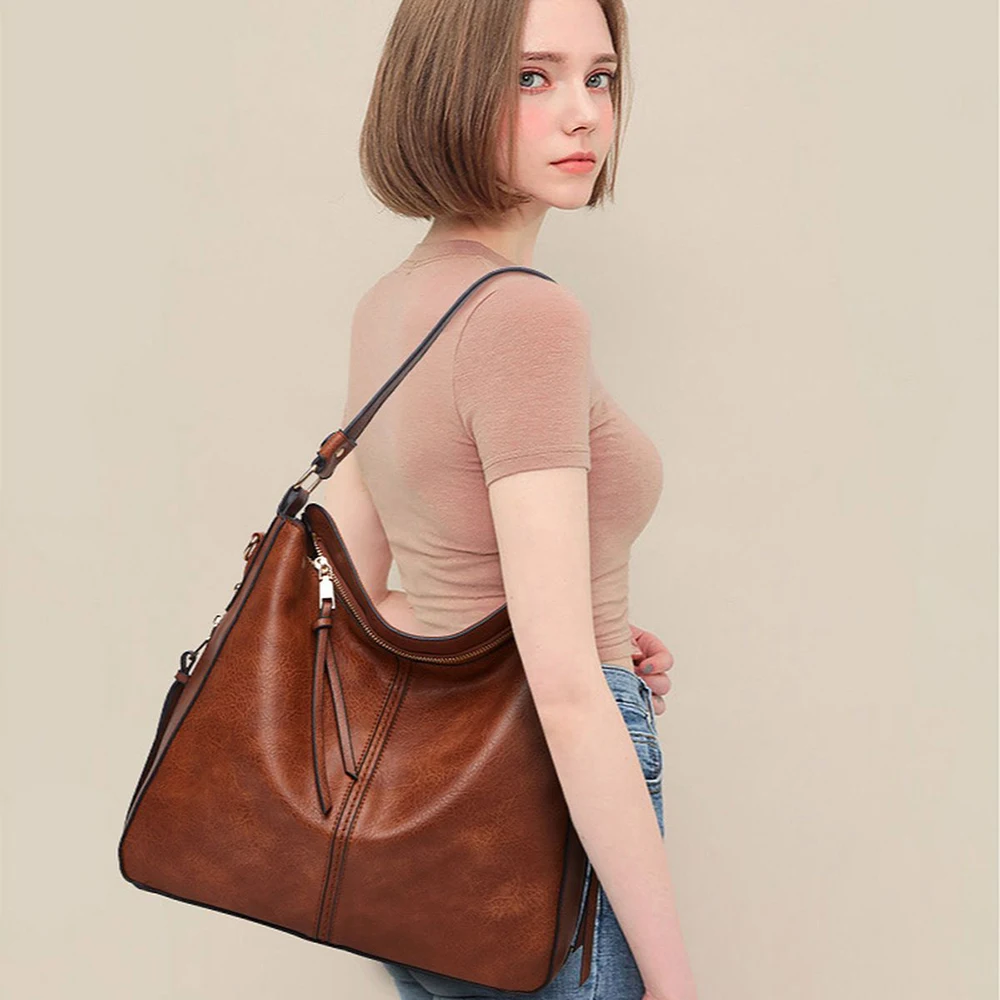

Shoulder Bag Woman Vintage Fashion Leather Crossbody Bags Luxury Fake Designer Handbags Women's Shoulder Bag For Women 2020