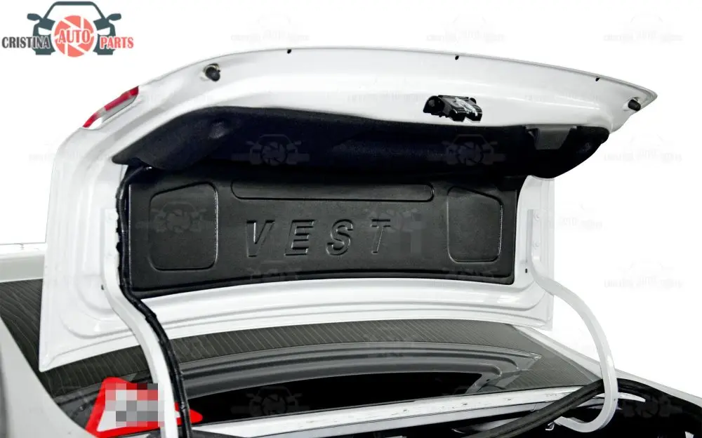 Накладка на крышку багажника для Lada Vesta 2015 ~ 2019 аксессуары защитная накладка